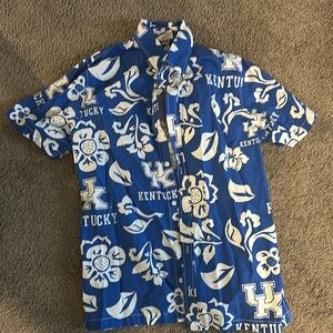 University of Kentucky Blue Hawaiian Men's Shirt